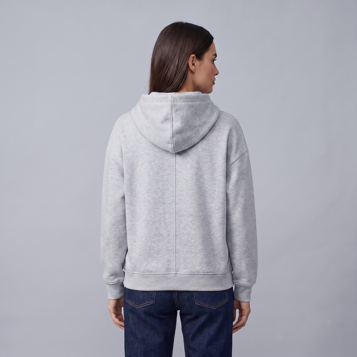 Women Heavyweight Cotton Hoodie, Relaxed Fit