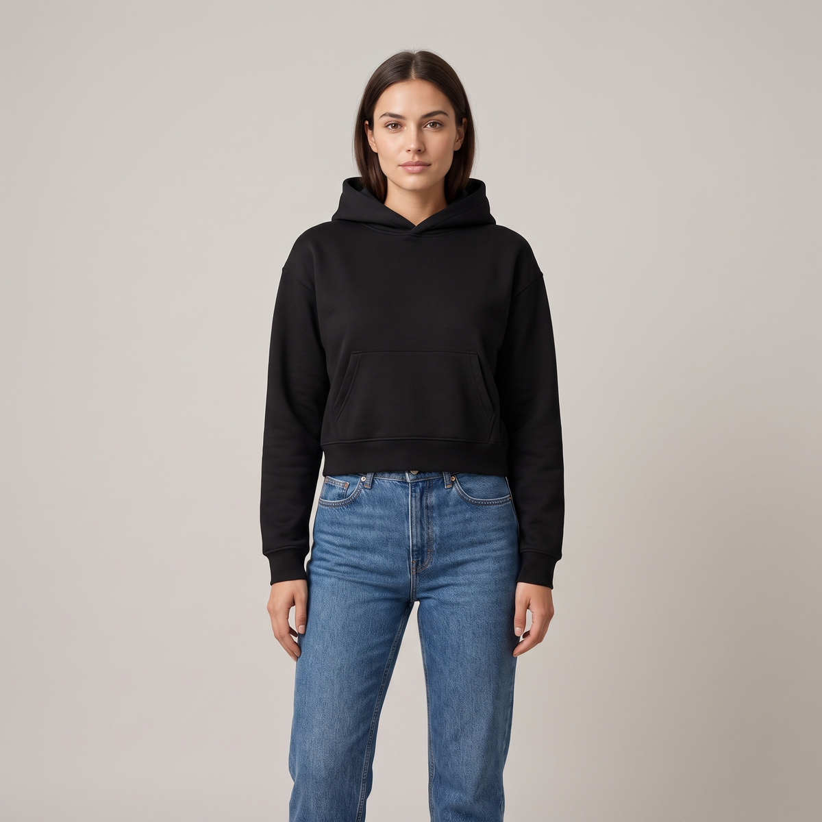 Women Heavyweight Cotton Hoodie, Relaxed Fit