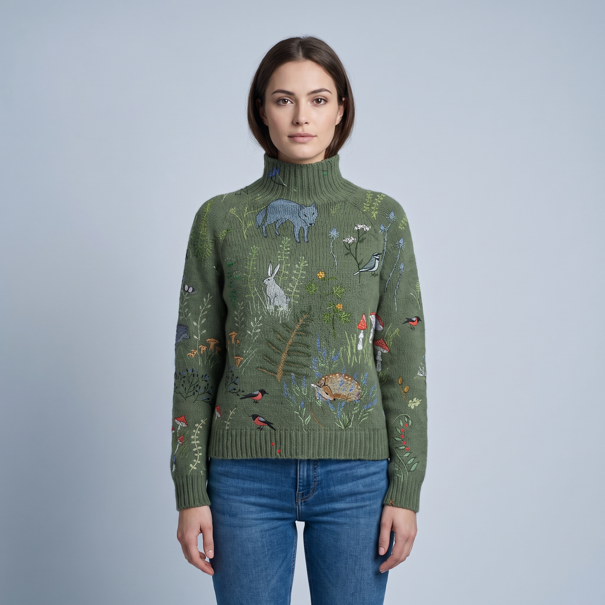 Women’s Soft Turtleneck Sweater with an Elegant Fit