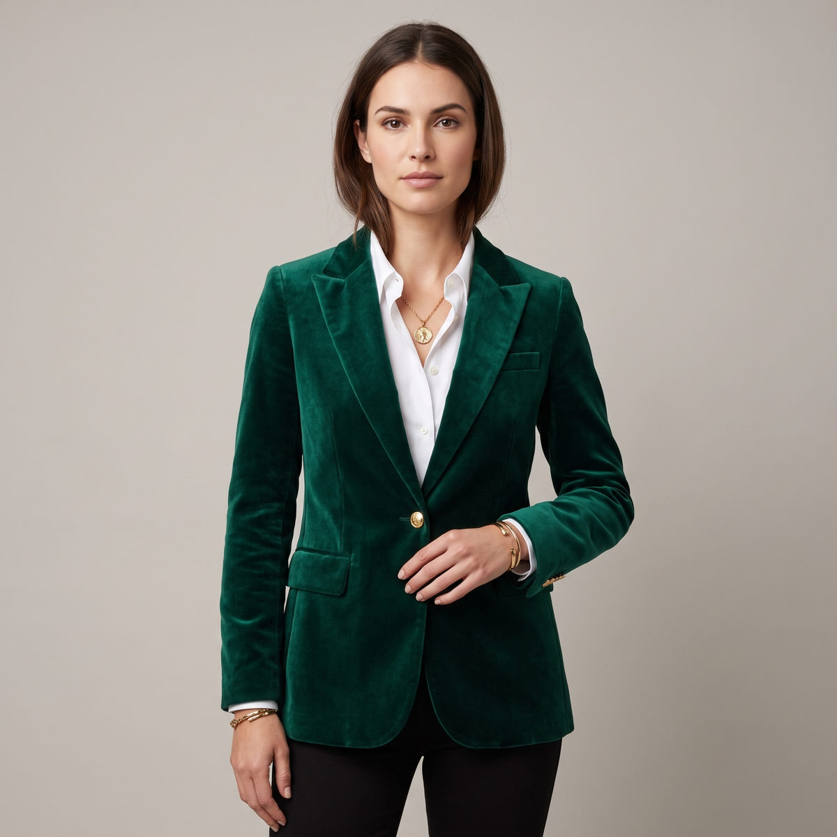 Elegant Tailored Slim Fit Blazer