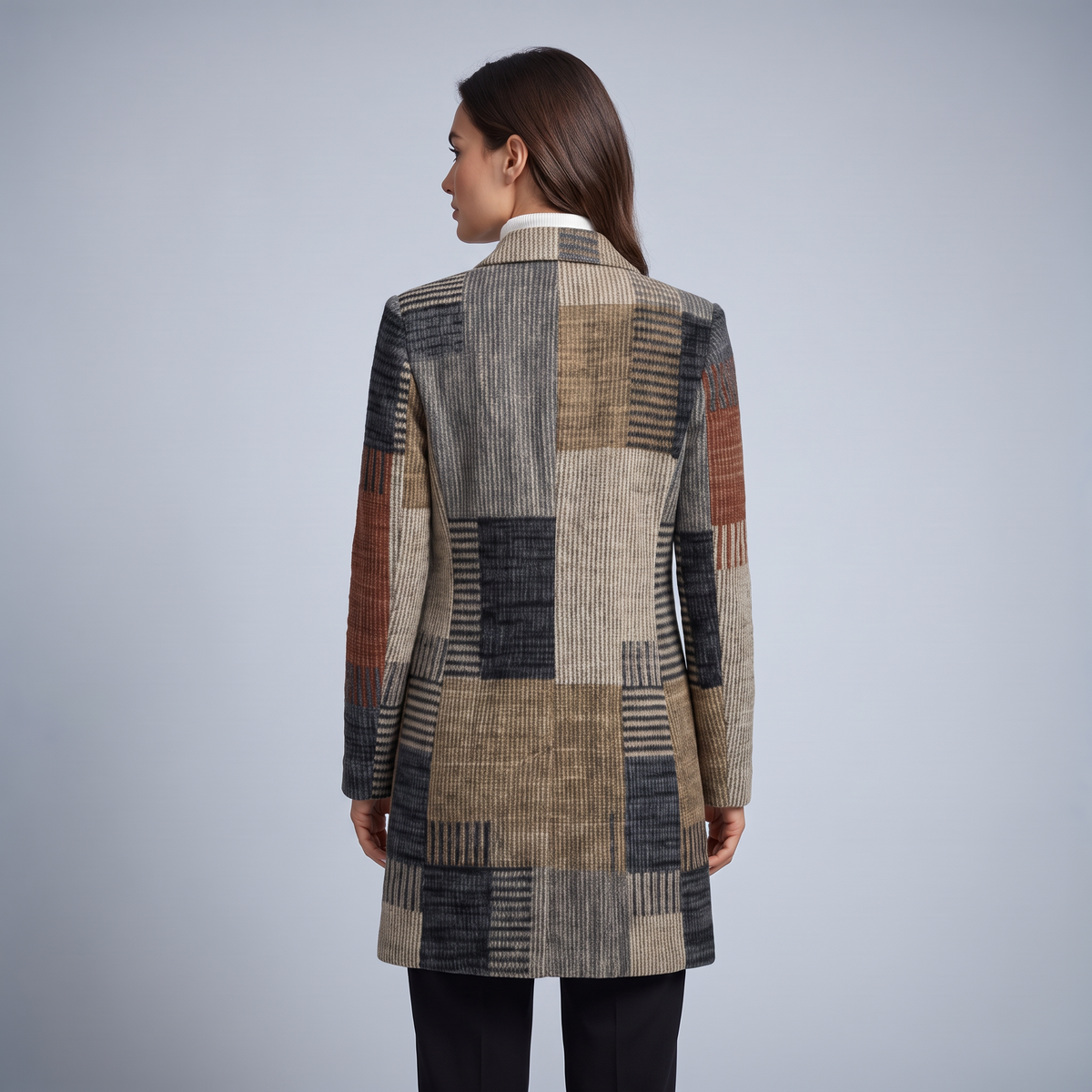 Elegant Tailored Printed Blazer