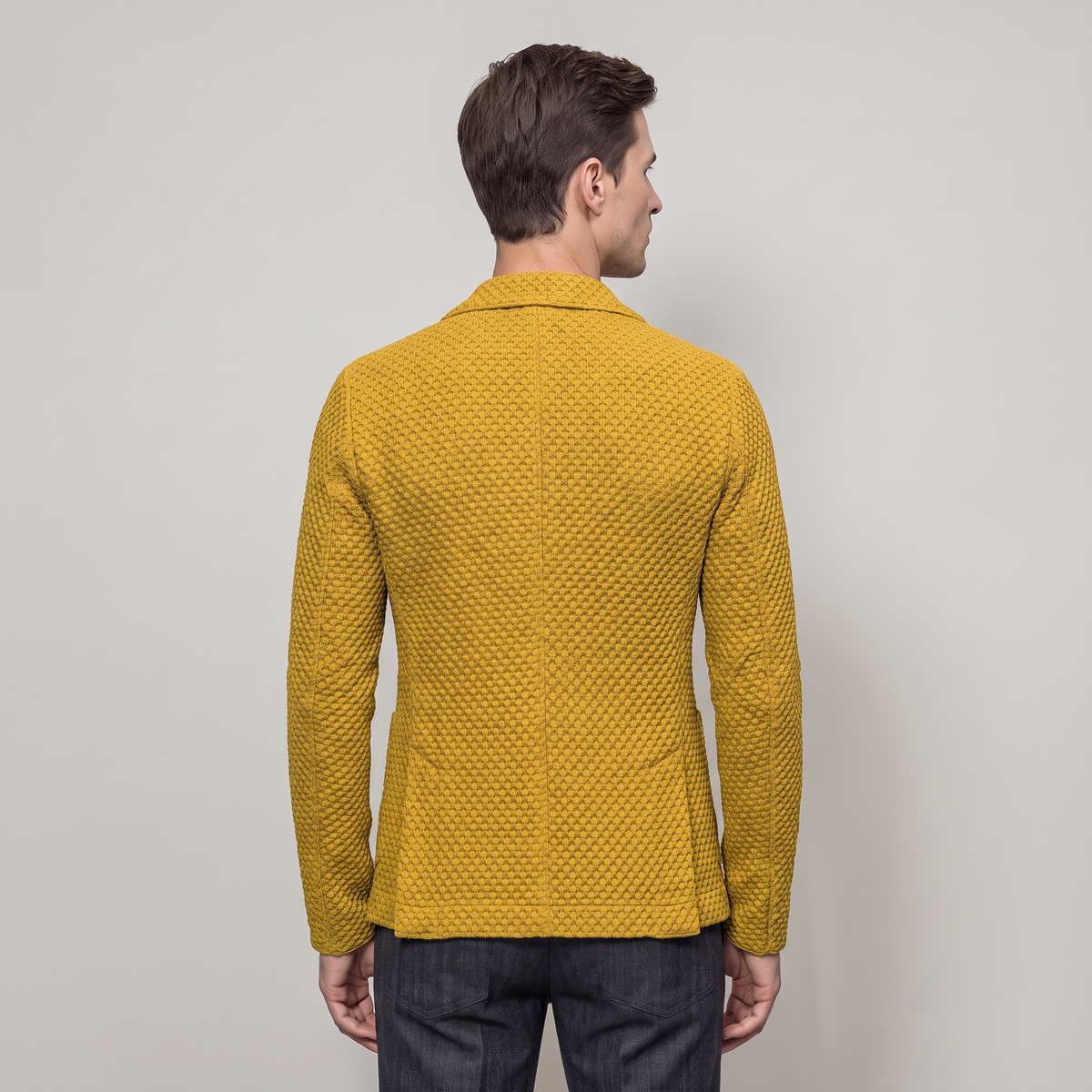 Men’s Tailored Blazer in Cotton and Polyester