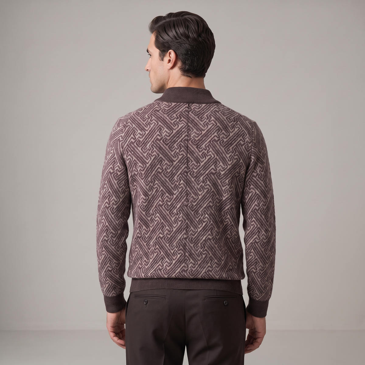 Men’s Merino Wool Quarter Zip Sweater