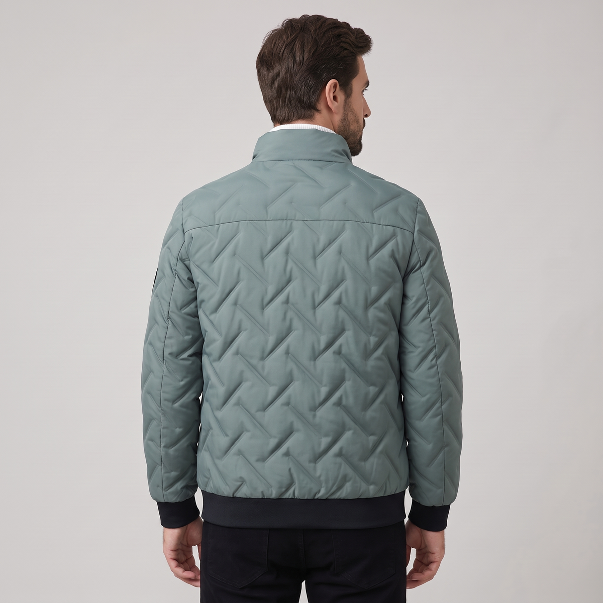 Men’s Puffer Jacket Lightweight Duvet with Zip Fastening