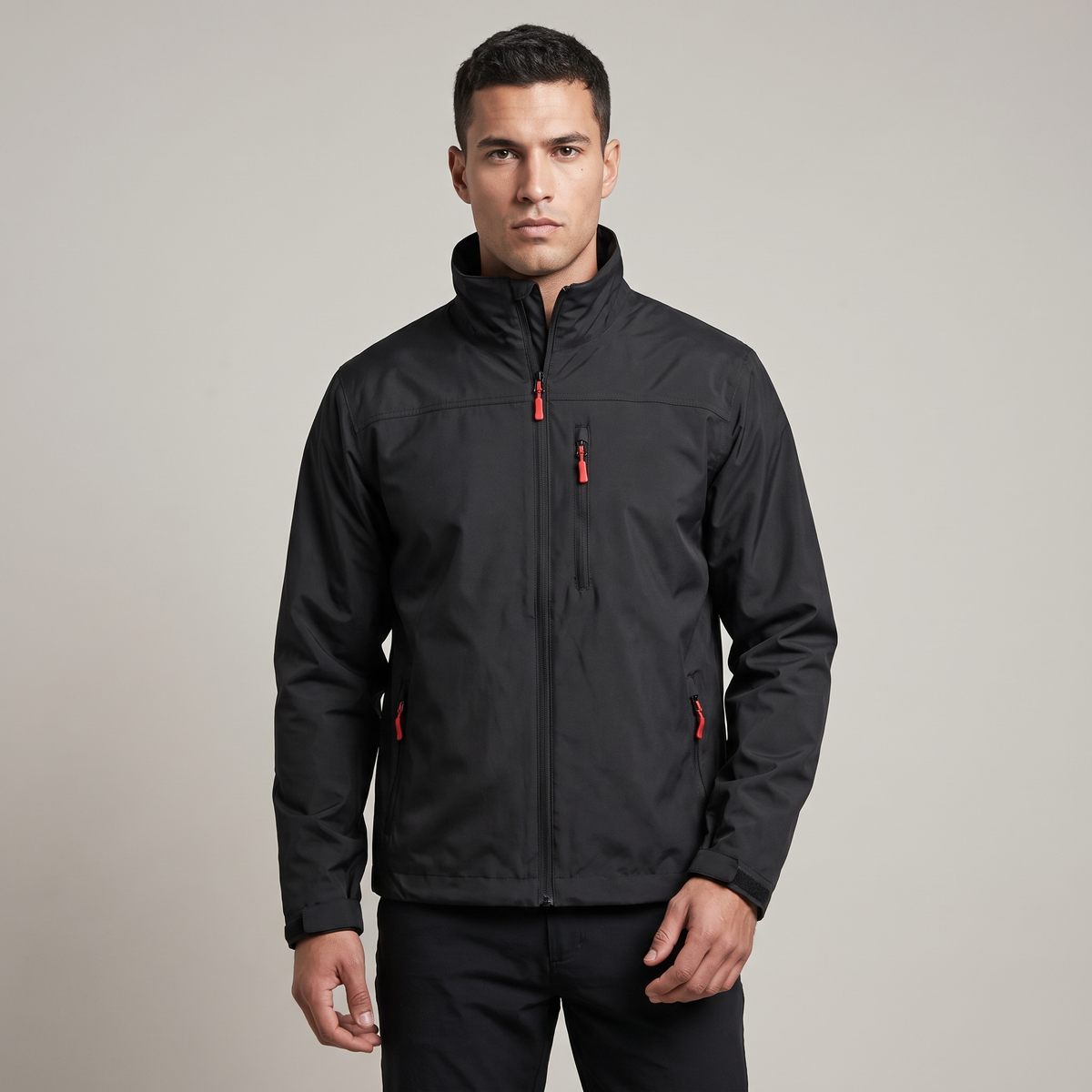 Men’s Winter Jacket Waterproof Autumn with Hood and Adjustable Cuffs