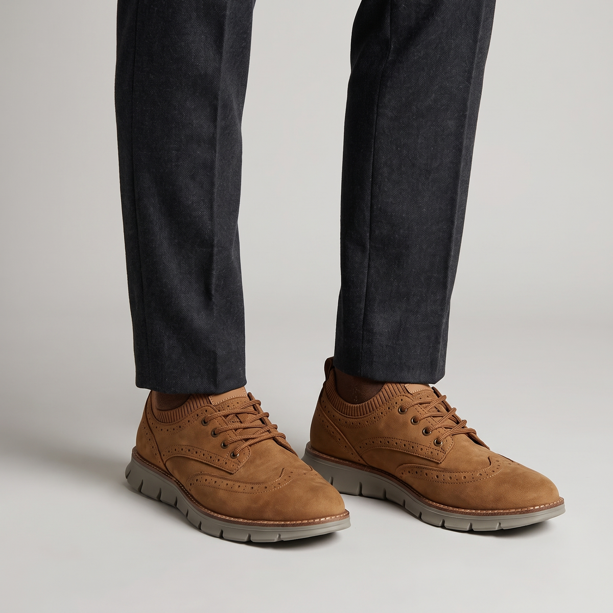 Sneakers in Premium Suede with Orthopaedic Insole and Breathable Lining
