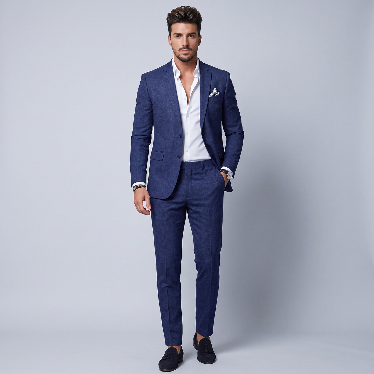 Men's Suit 2-Piece Slim-Fit Formal Set