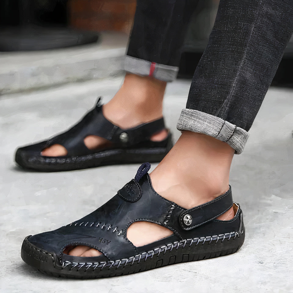Men’s Orthopedic Leather Sandals