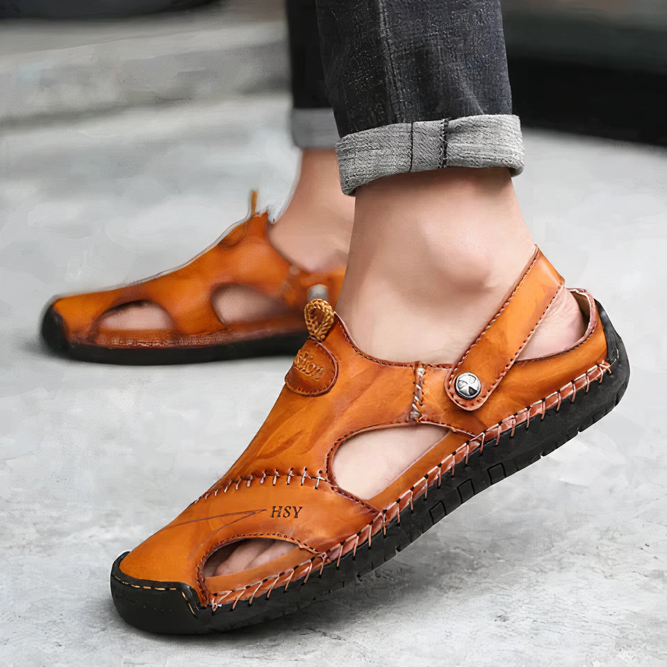 Men’s Orthopedic Leather Sandals