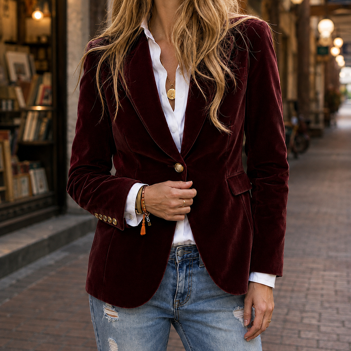 Elegant Tailored Slim Fit Blazer