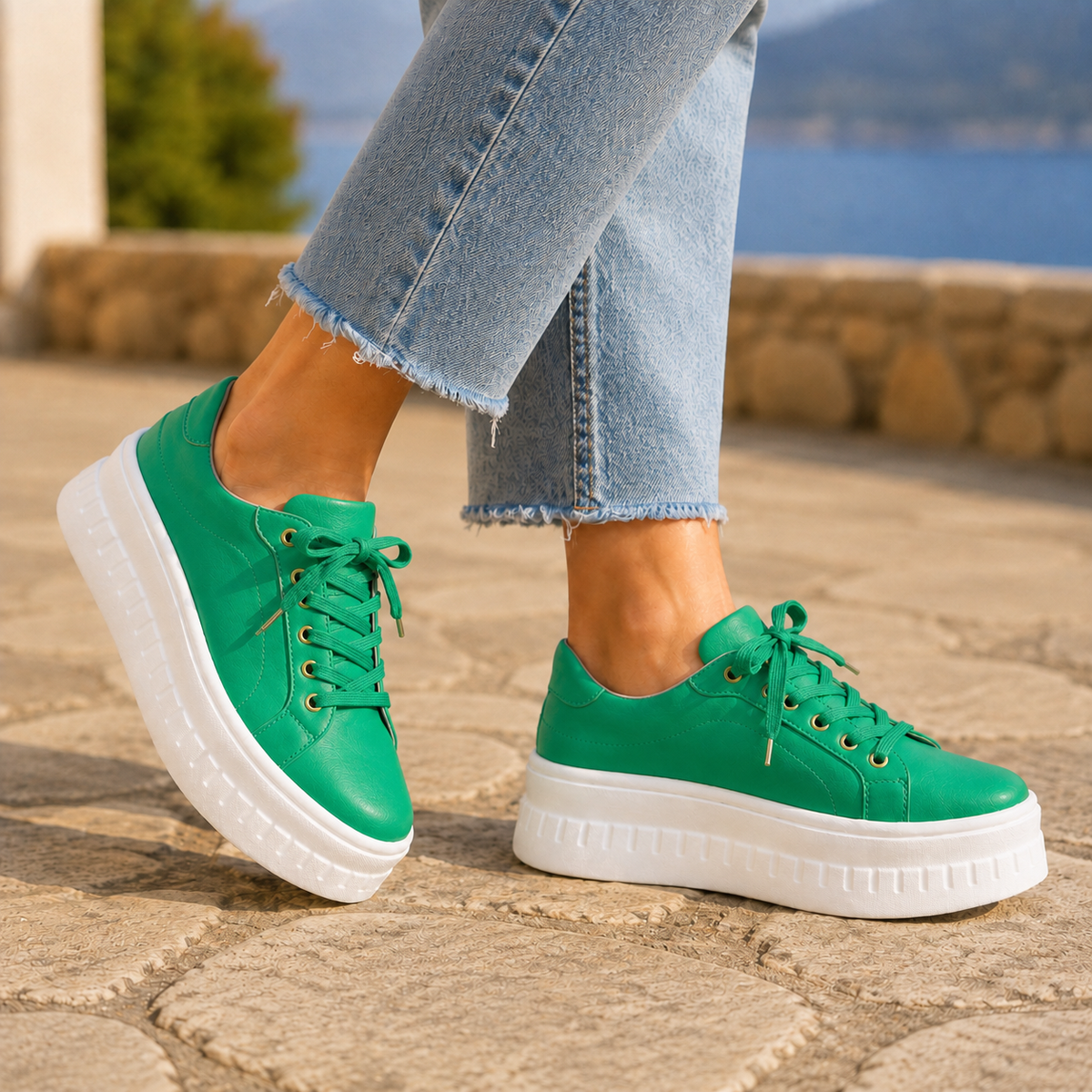 Women’s Orthopedic Platform Sneakers with Platform Soles