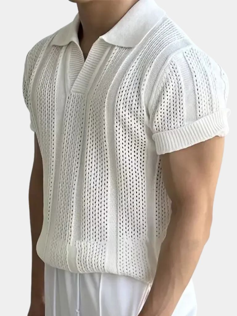 Men’s Premium Ivory Polo Shirt