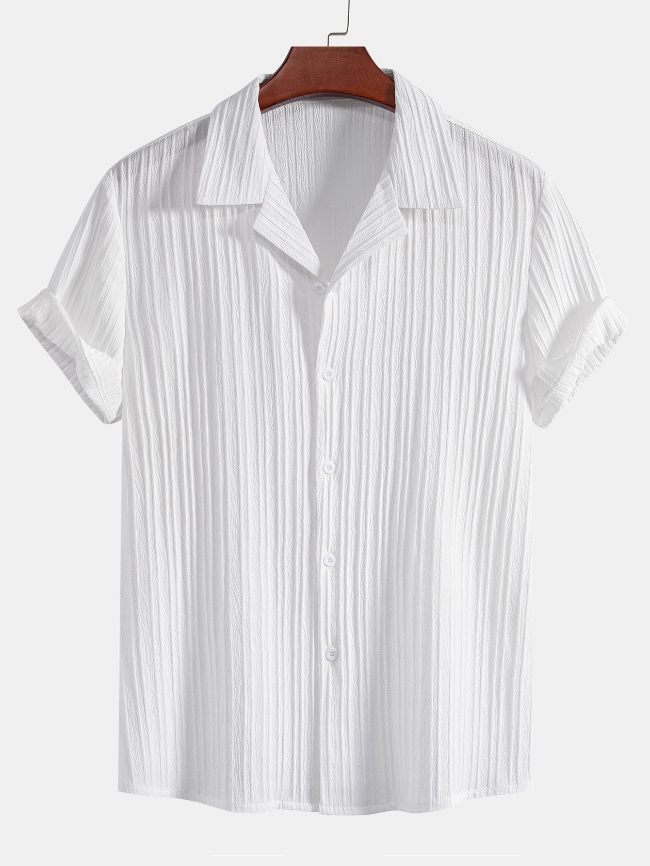Men’s Casual Short Sleeve Shirt & Shorts Set