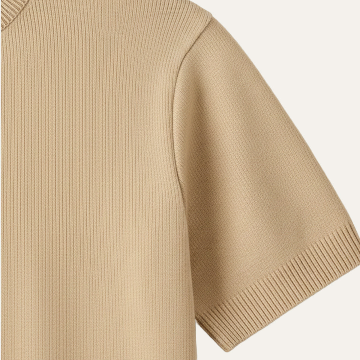 The Evoque Slim Fit Knit T-Shirt for Men