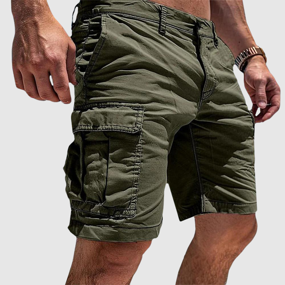 Men’s Cargo Pocket Knee-Length Shorts