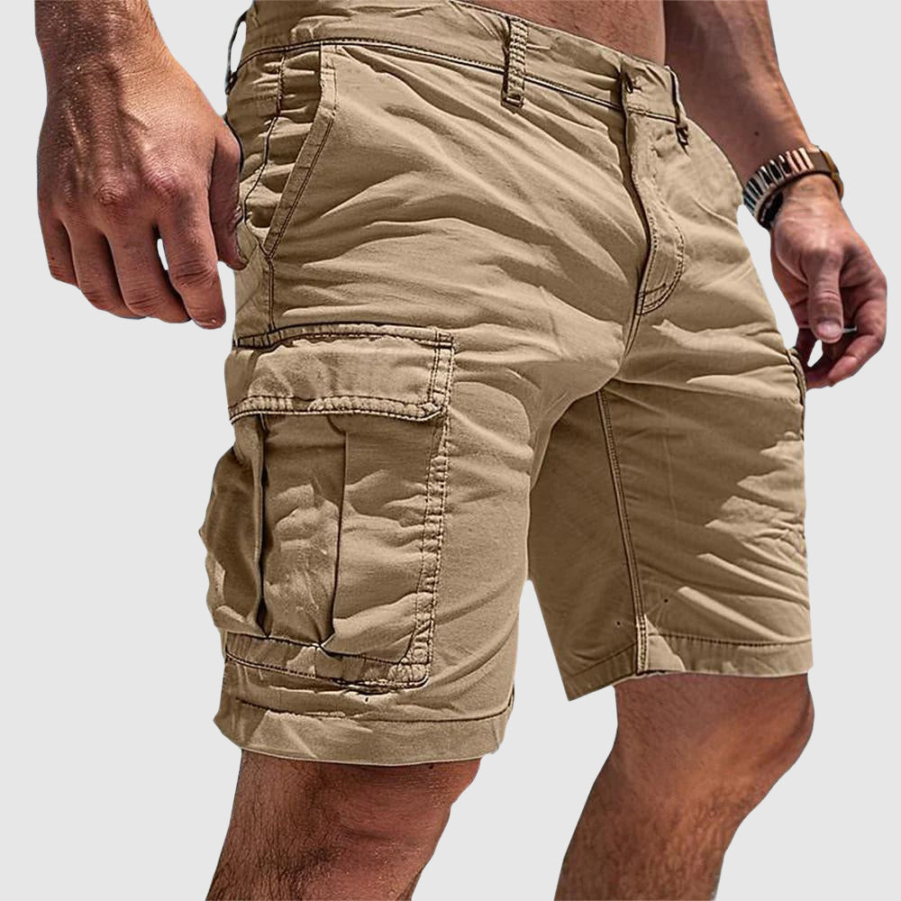 Men’s Cargo Pocket Knee-Length Shorts