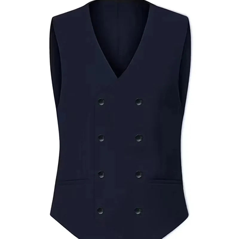 Men's Suit 3-Piece Double-Breasted Vest
