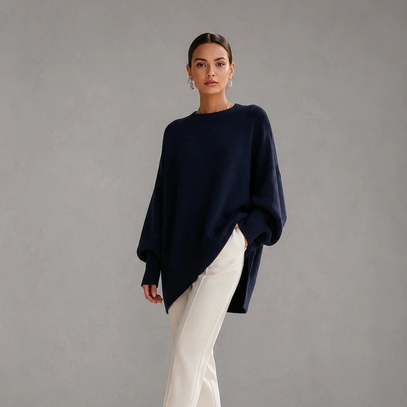 Modern Asymmetric Oversized Sweater