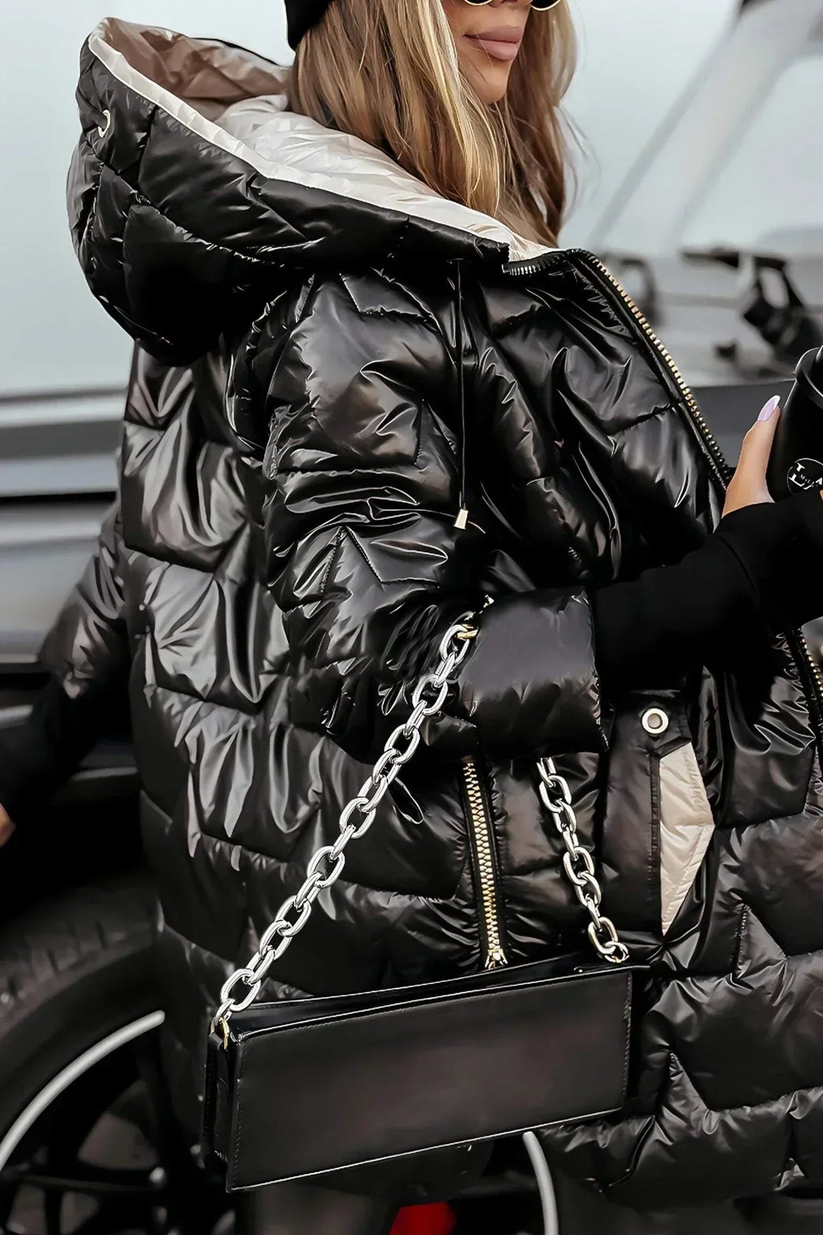 Puffer Jacket Women Winter Quilted Tailored Fit
