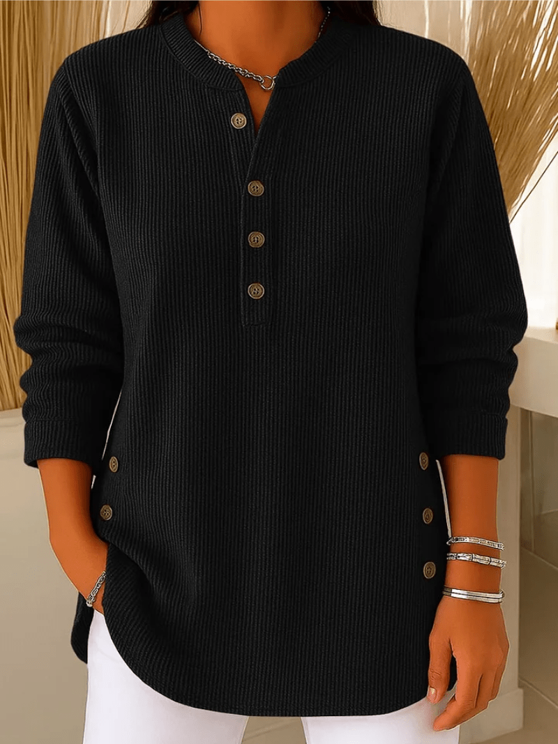 Women's Sweater with Bow Detail, Relaxed Fit