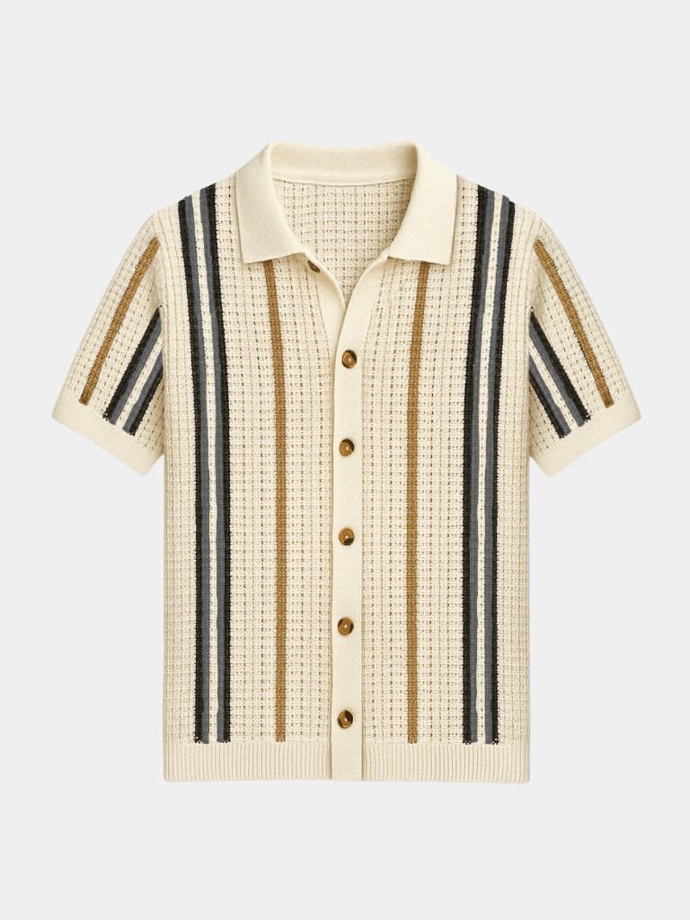 Elegant Sunset Groove Polo for Men