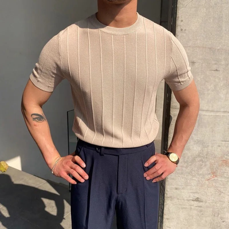 Elegant Slim Fit Old Money T-Shirt