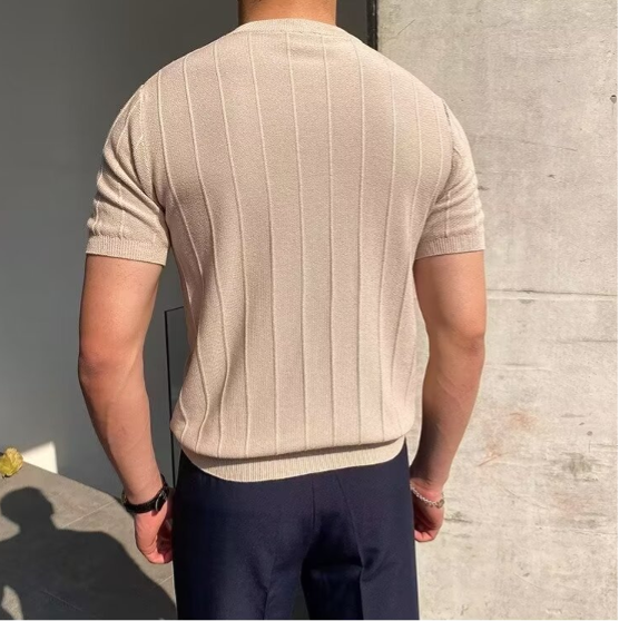 Elegant Slim Fit Old Money T-Shirt