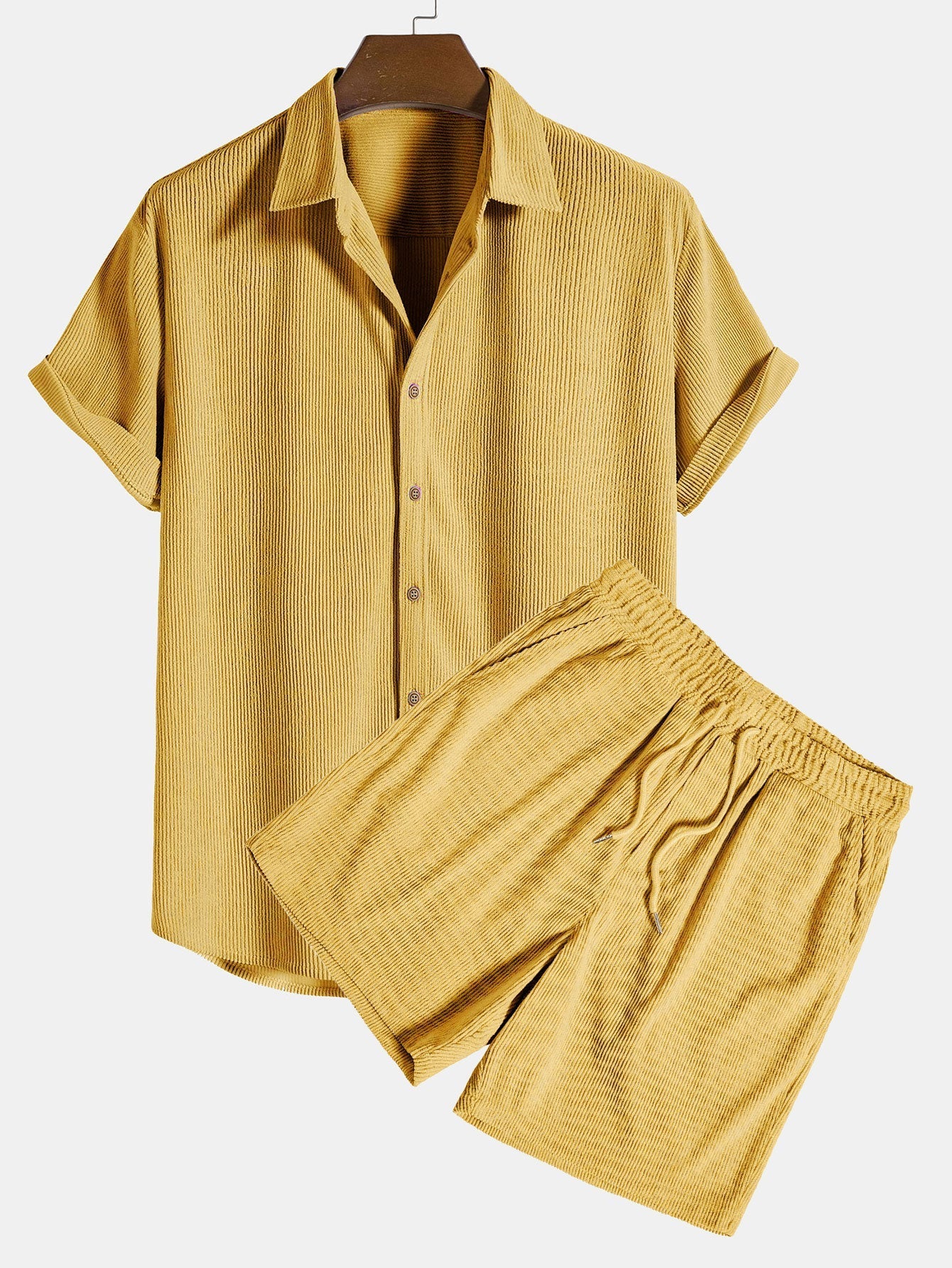 Men’s Lightweight Summer Co-Ord Shorts Set