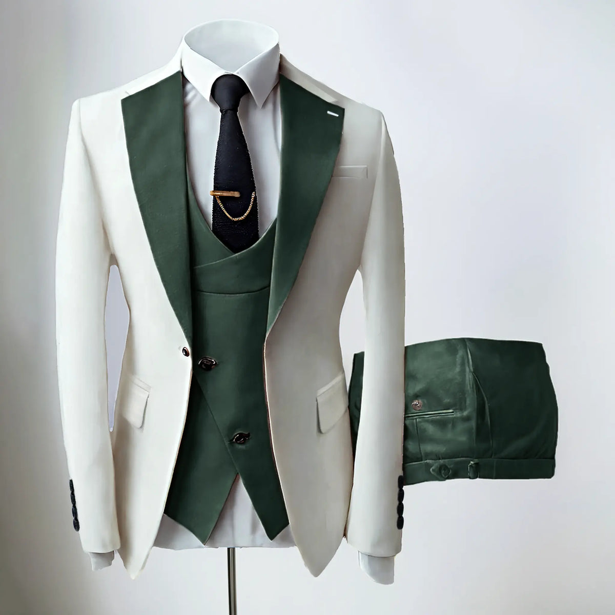 Men's Suit 3-Piece: Slim Stretch Set