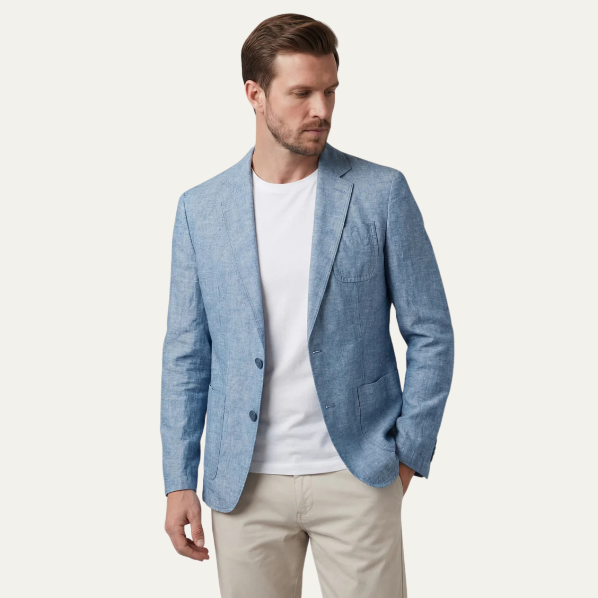 Lightweight Men’s Summer Linen Blazer