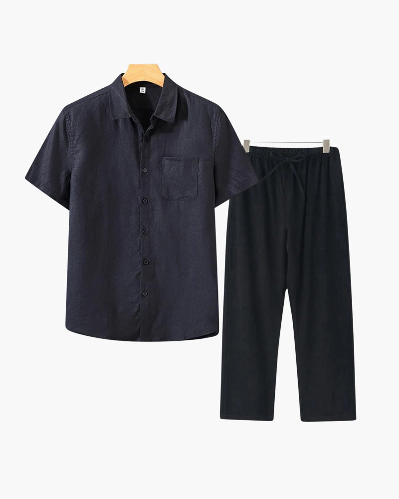 Men’s Old Money Linen Co-Ord Set