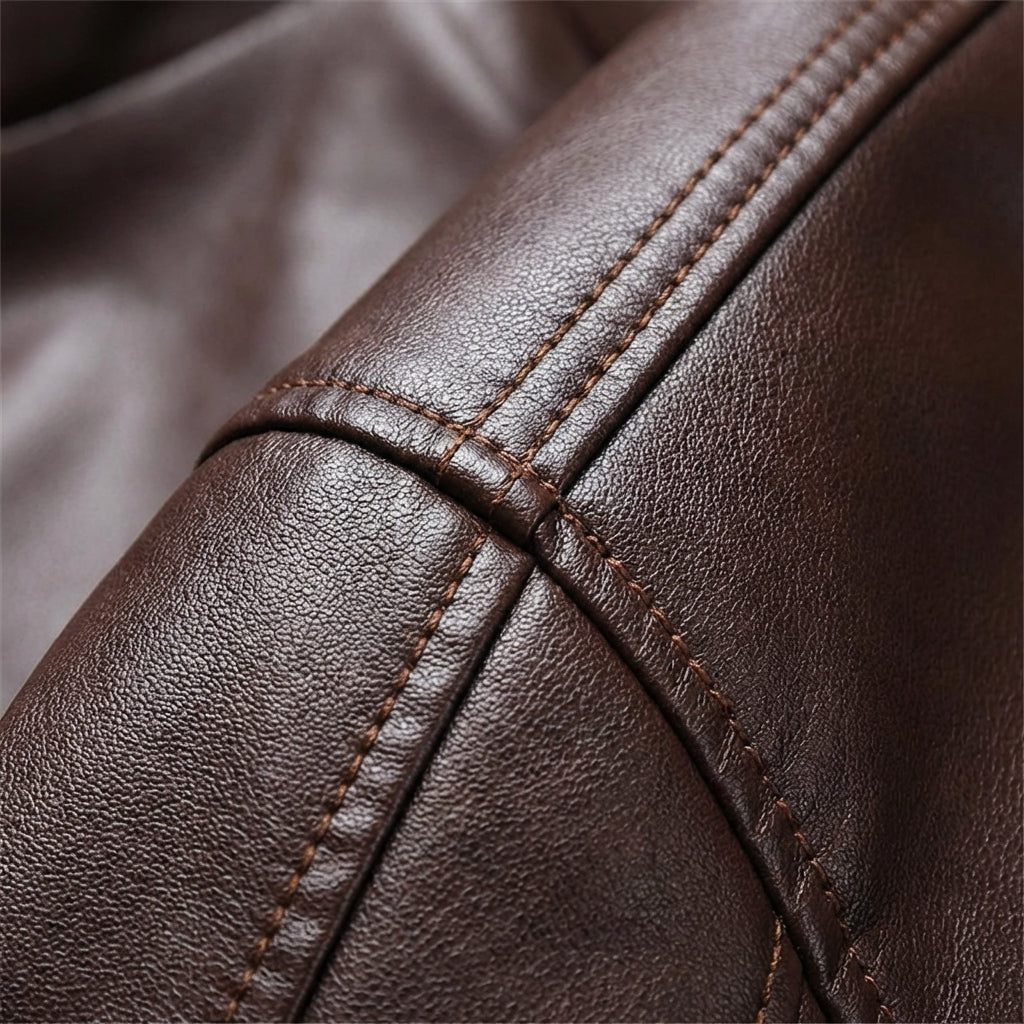 Men's Leather Jacket, Tailored Fit