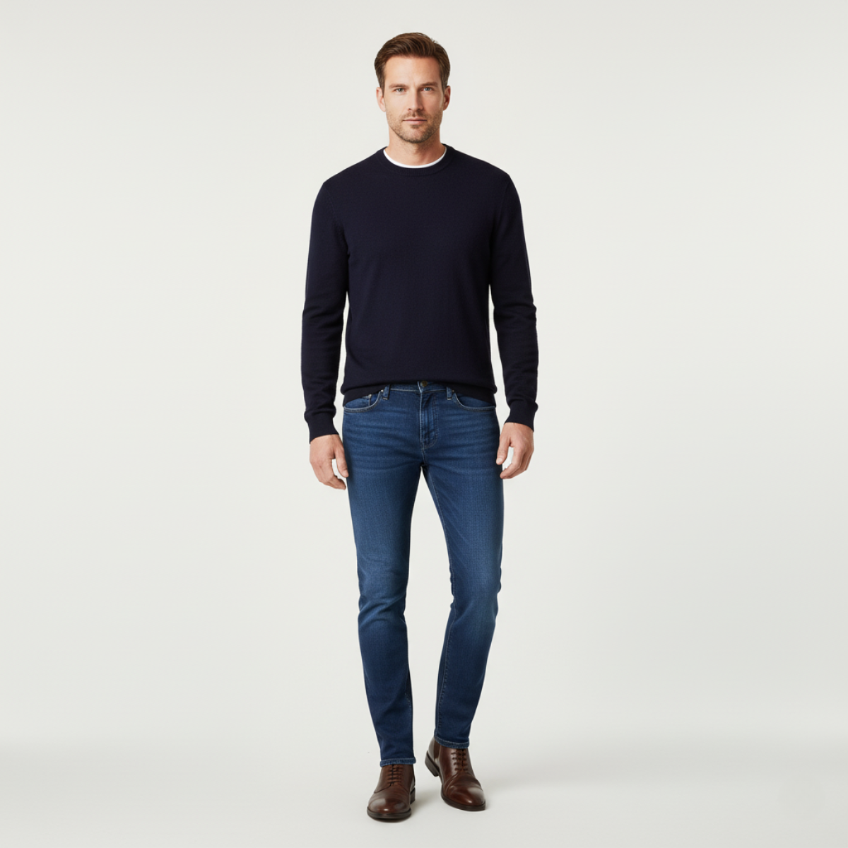 Men's Slim-Fit Skinny Jeans in Stretch Denim