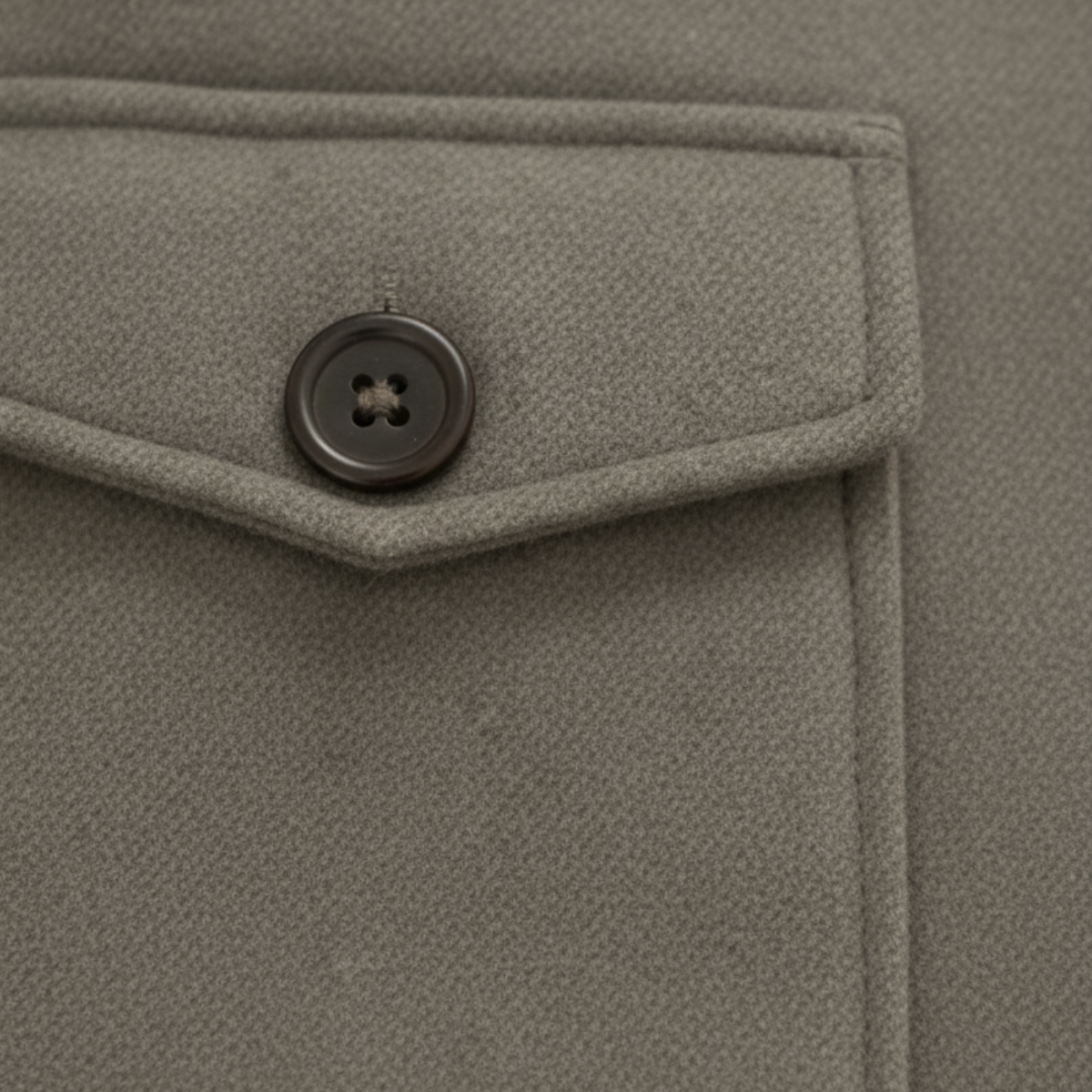 Men’s Winter Jacket Elegant Wool-Blend Tailored Fit with Structured Collar