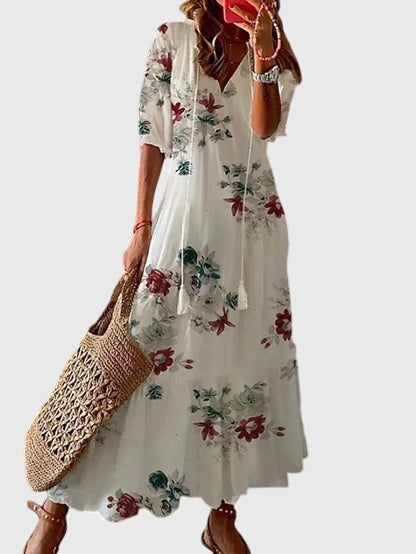 Women’s Boho Vintage Maxi Dress