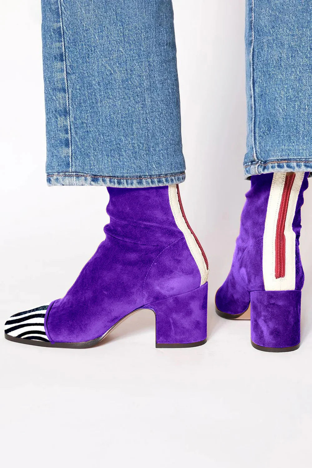 Elegant Women's Orthopedic ankle Boots with Block Heels