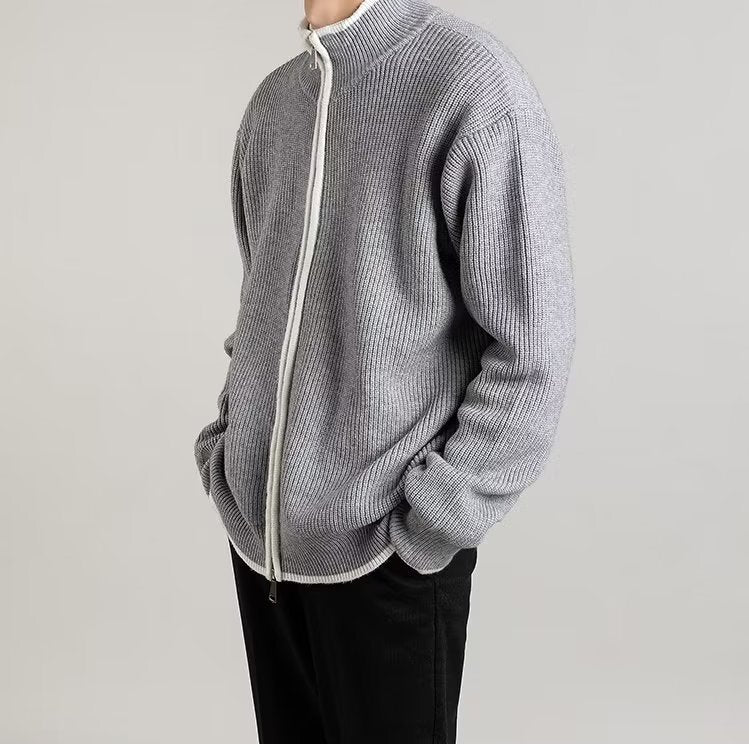 Men’s Open-Front Relaxed Fit Cardigan