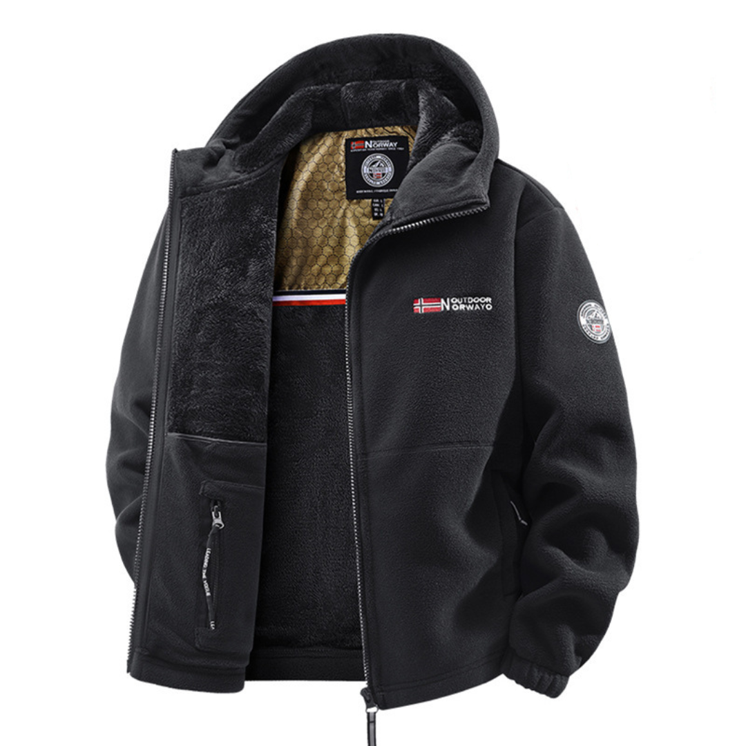 Fall Men's Windproof Coat with Thermal Lining | Warm Outerwear