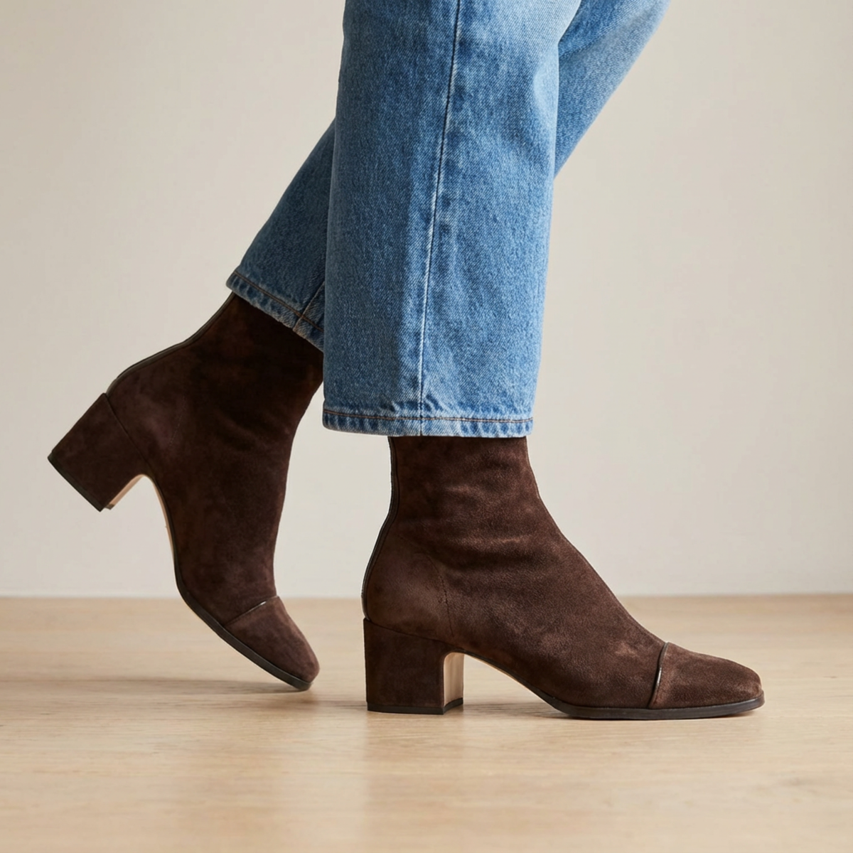 Elegant Women's Orthopedic ankle Boots with Block Heels
