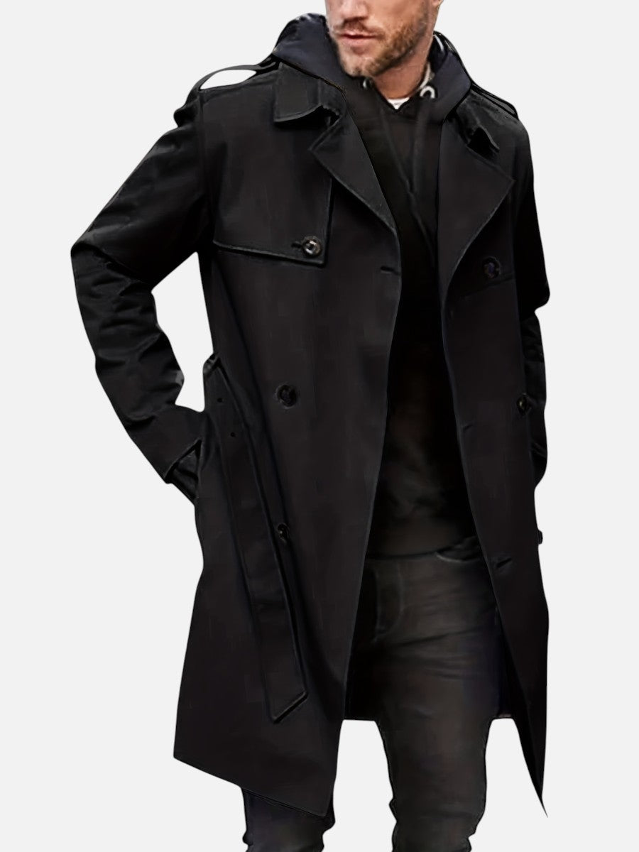 Men’s Winter Jacket Structured Double-Breasted