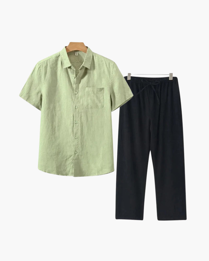 Men’s Old Money Linen Co-Ord Set