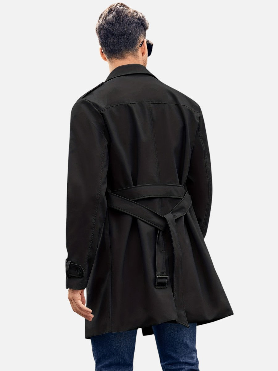 Men’s Winter Jacket Structured Double-Breasted
