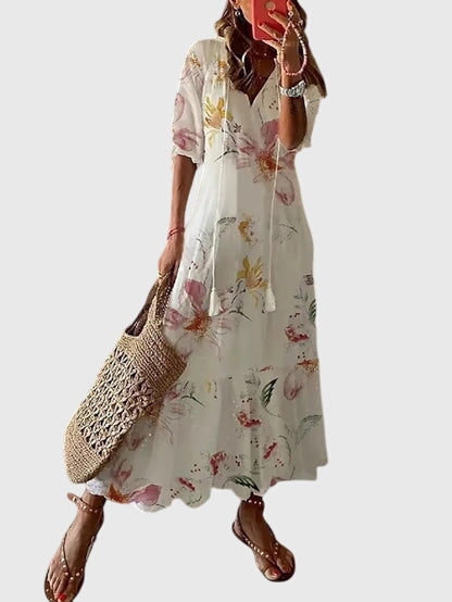 Women’s Boho Vintage Maxi Dress