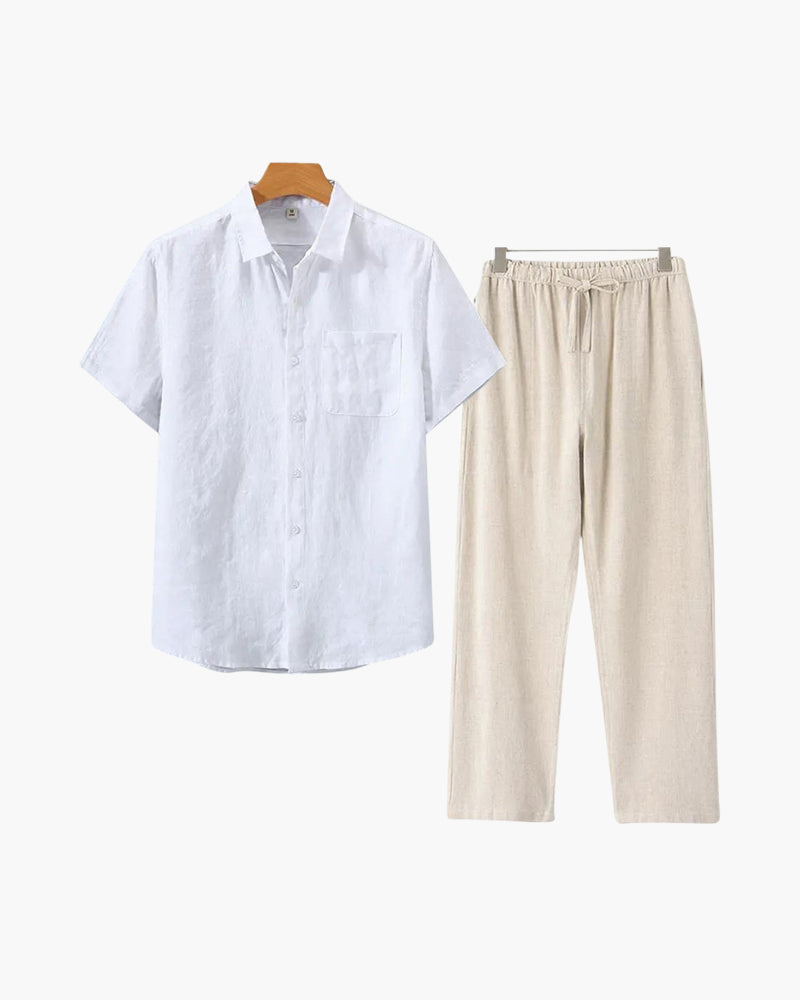 Men’s Old Money Linen Co-Ord Set