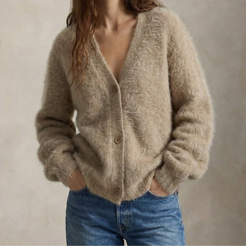 Fall Oversized Soft Knit Cardigan | Casual Layering Knitwear