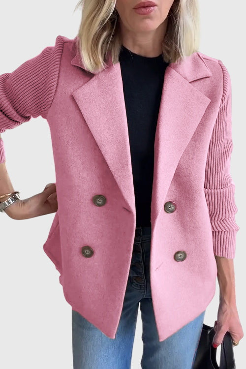 Elegant Double-Breasted Tailored Blazer