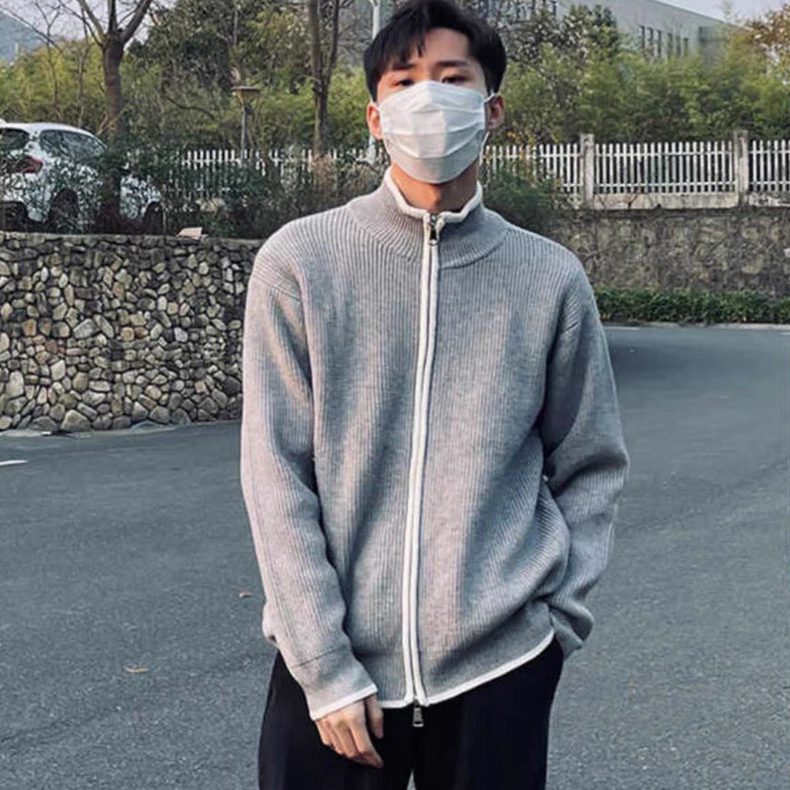 Men’s Open-Front Relaxed Fit Cardigan