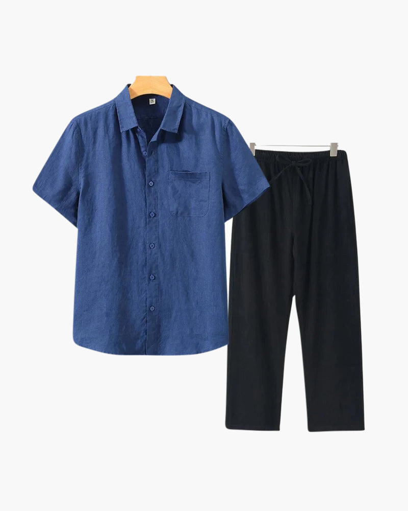 Men’s Old Money Linen Co-Ord Set