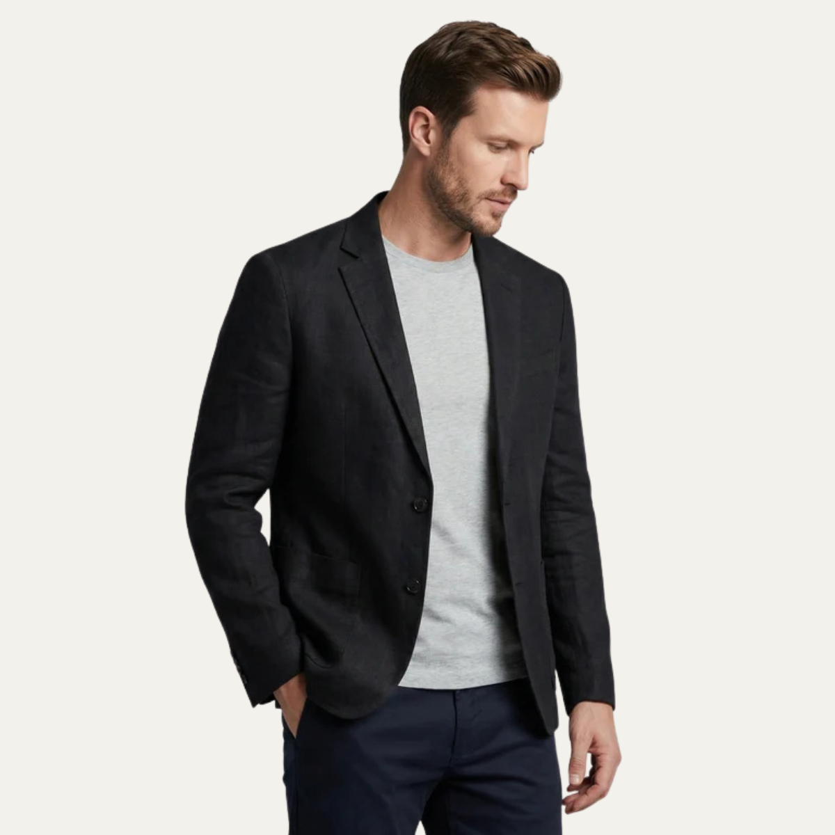 Lightweight Men’s Summer Linen Blazer