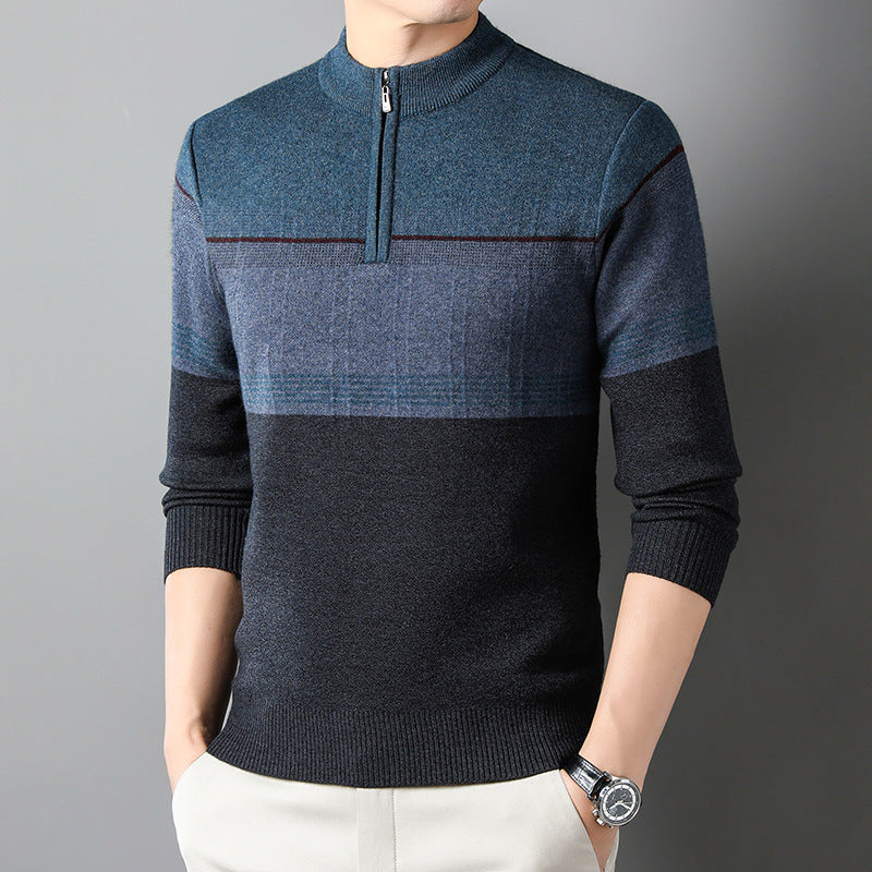 Men’s Relaxed Quarter Zip Sweater